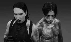 Foto Marilyn Manson dan Ronnie Radke