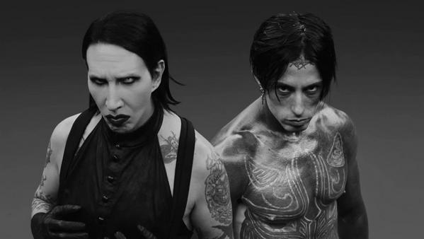 Foto Marilyn Manson dan Ronnie Radke