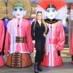 Mariah Carey saat tiba di Jakarta.