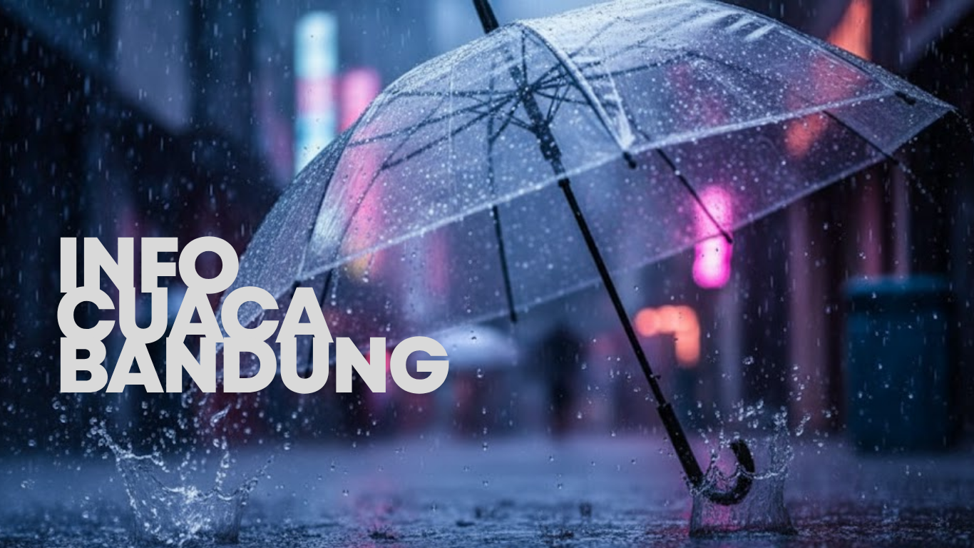 Foto Poster Info Cuaca Bandung