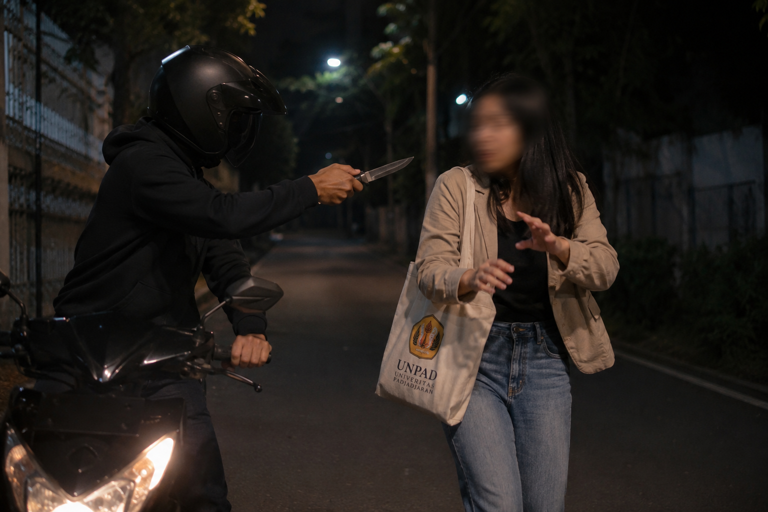 ilustrasi korban begal