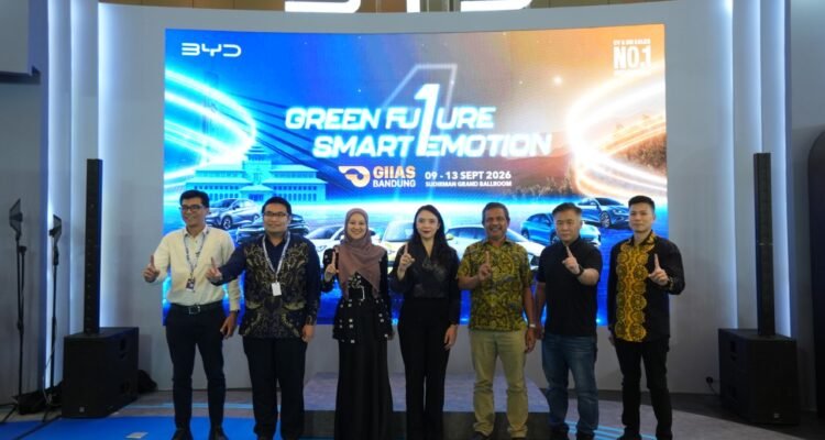 BYD hadir di GIIAS Bandung 2026 di Grand Ballroom Sudirman, 9-13 September 2026.